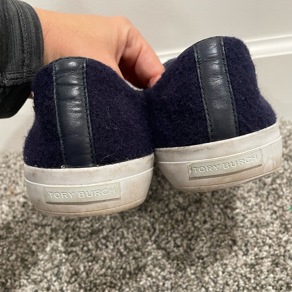 Tory Burch blue/green ombré slip on loafers, size 8.5 - Picture 4 of 13